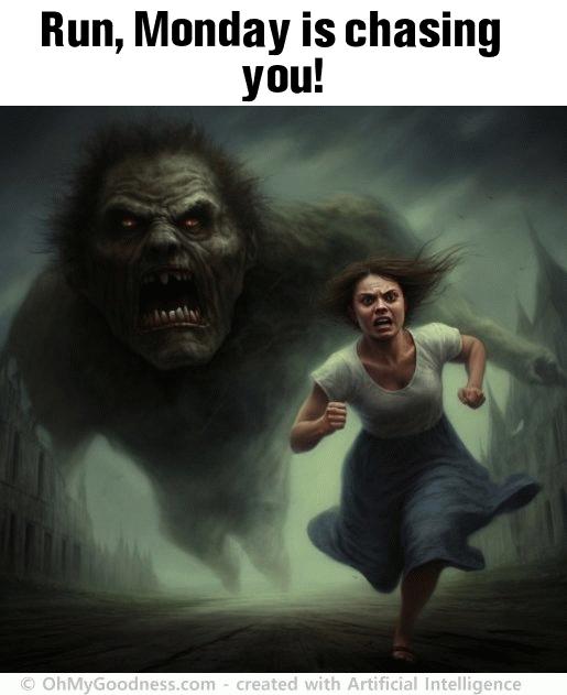 : Run, Monday is chasing you!
