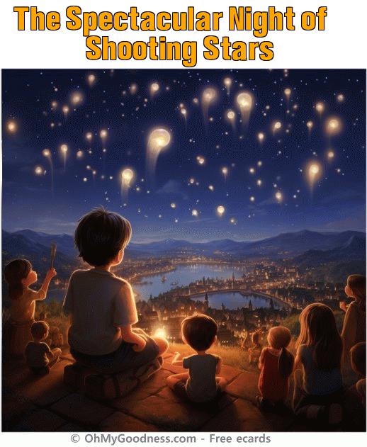 : The Spectacular Night of Shooting Stars