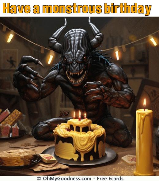 : Have a monstrous birthday