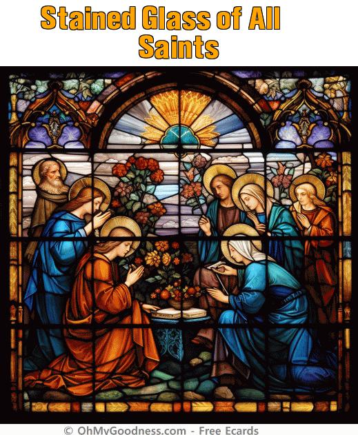 : Stained Glass of All Saints