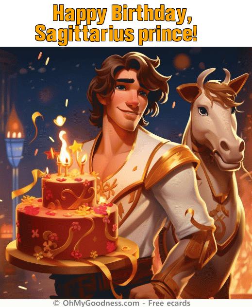 : Happy Birthday, Sagittarius prince!
