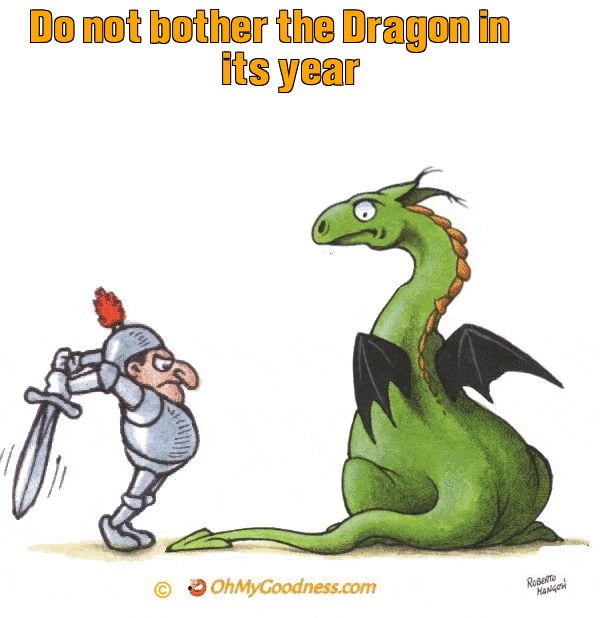 : Do not bother the Dragon in its yearDo not bother the Dragon in its year