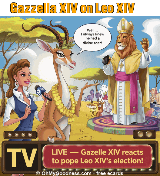: Gazzella XIV on Leo XIV