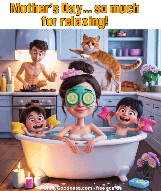 : Mother's Day... so much for relaxing!