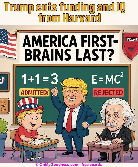 : Trump cuts funding and IQ from Harvard