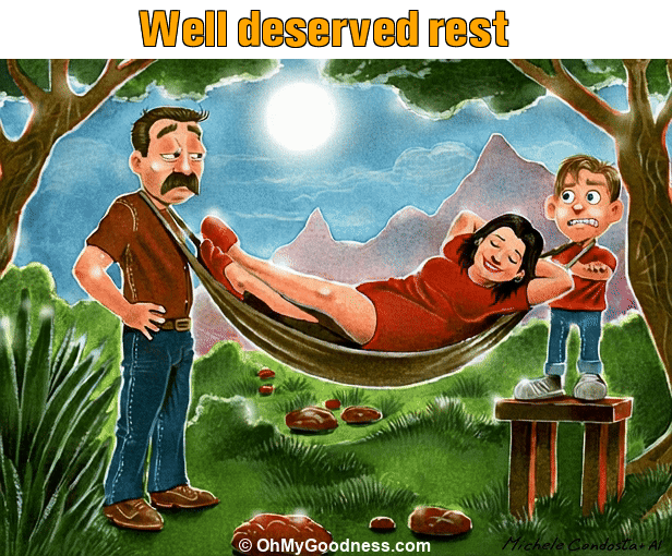 : Well deserved rest