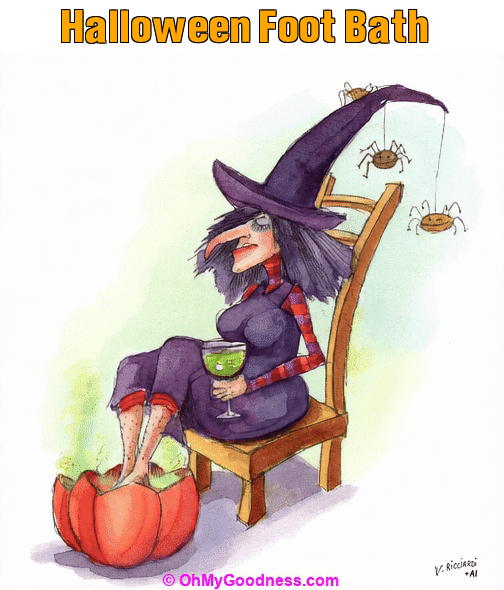 : Halloween Foot Bath