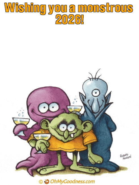 : Wishing you a monstrous 2026!