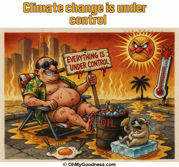 : Climate change is under control
