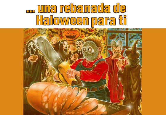 : ... una rebanada de Haloween para ti