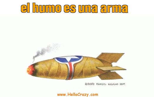 : el humo es una arma