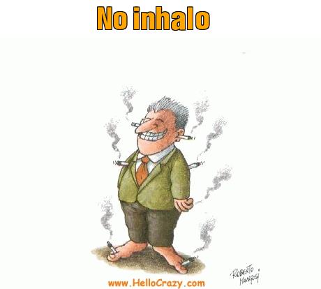 : No inhalo