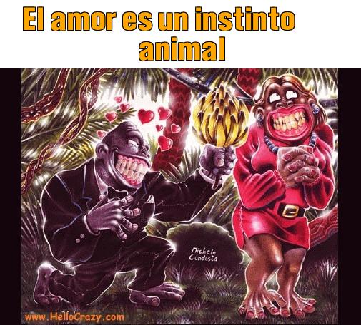 : El amor es un instinto animal