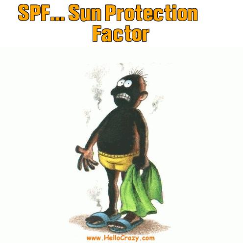 : SPF... Sun Protection Factor