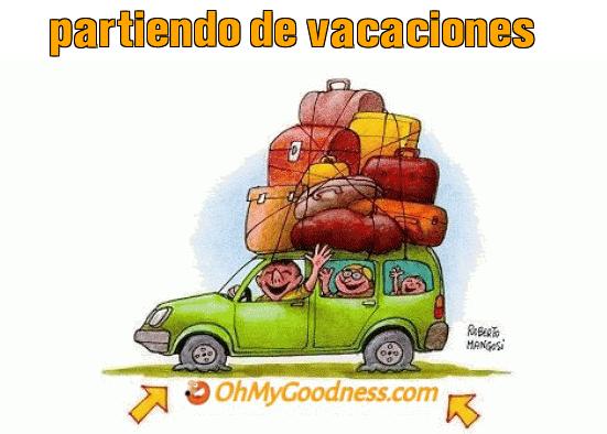 : partiendo de vacaciones