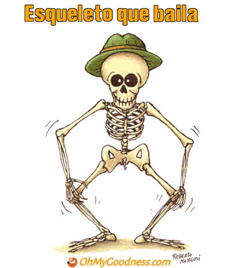 : Esqueleto que baila