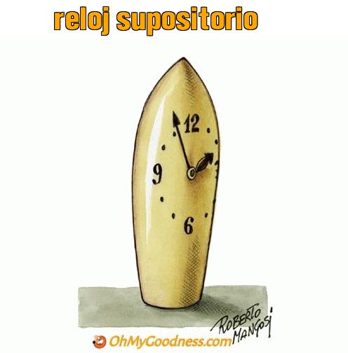 : reloj supositorio