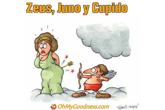 : Zeus, Juno y Cupido