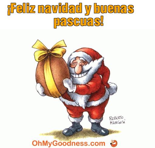 : Feliz navidad y buenas pascuas!