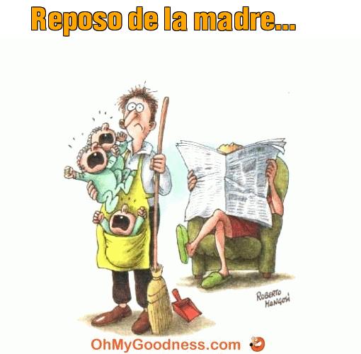 : Reposo de la madre...