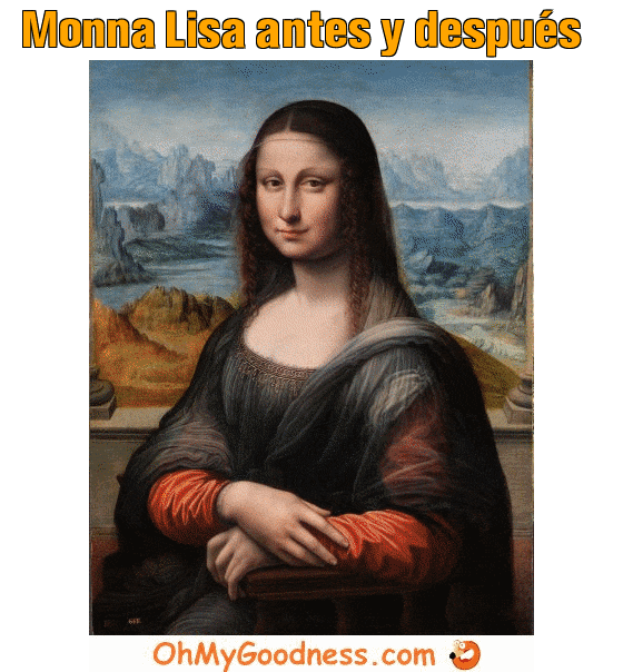 : Mona Lisa antes y despus