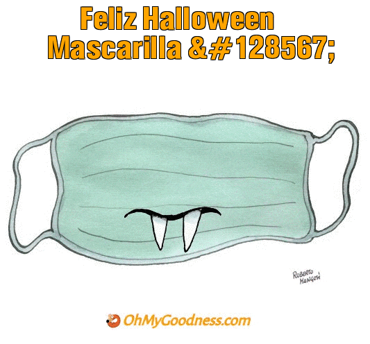 : Feliz Halloween Mascarilla 😷