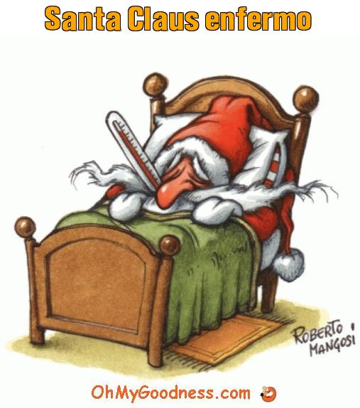 : Santa Claus enfermo