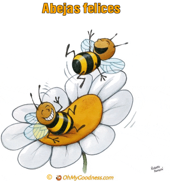: Abejas felices