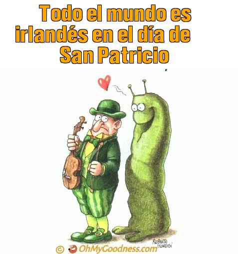 : Todo el mundo es irlands en el da de San Patricio