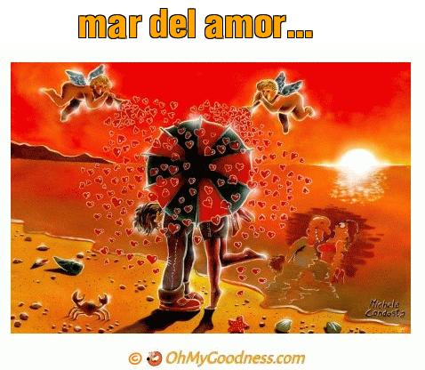 : mar del amor...