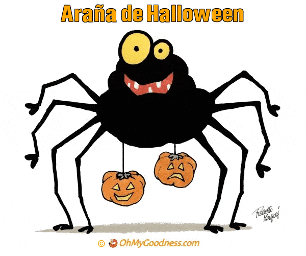 : Araña de Halloween