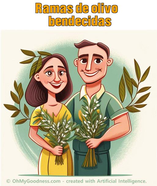 : Ramas de olivo bendecidas