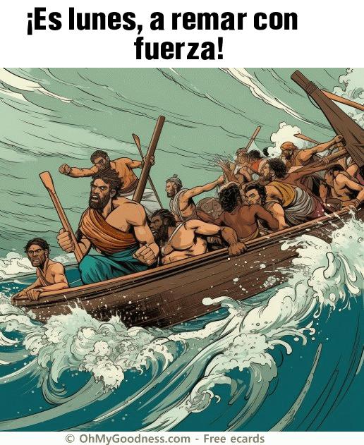 : Es lunes, a remar con fuerza!