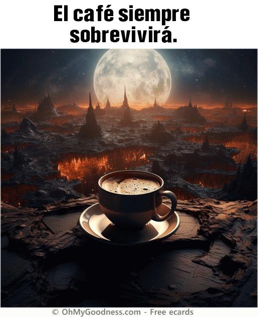 : El caf siempre sobrevivir.