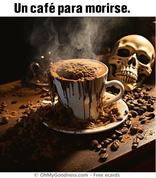 : Un caf para morirse.