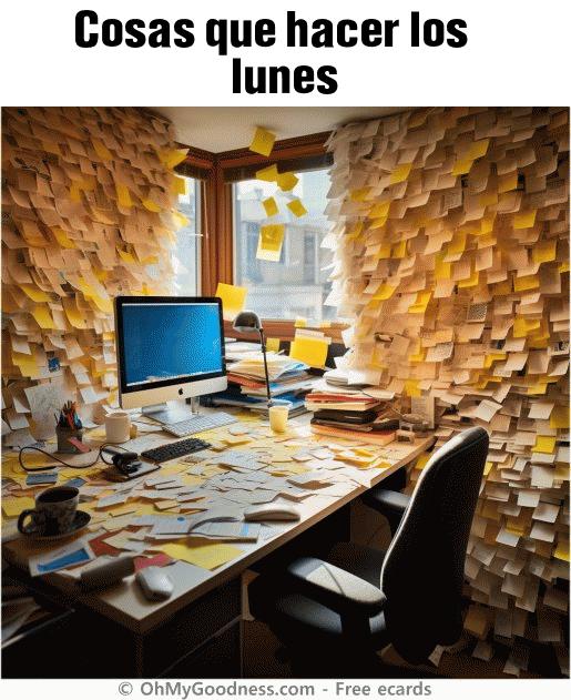 : Cosas que hacer los lunes