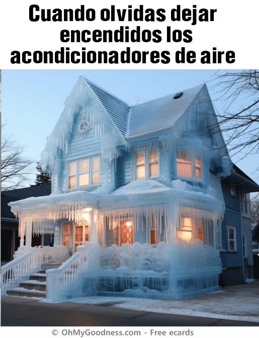 : Cuando olvidas dejar encendidos los acondicionadores de aire