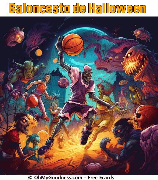 : Baloncesto de Halloween