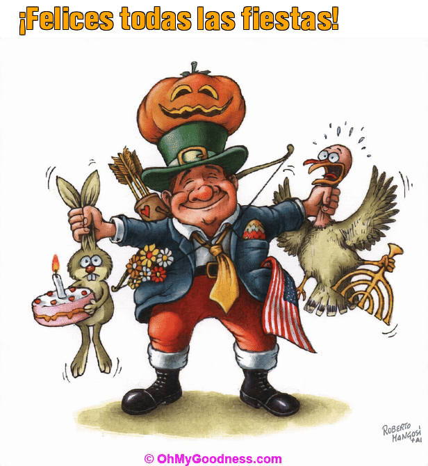 : �Felices todas las fiestas!