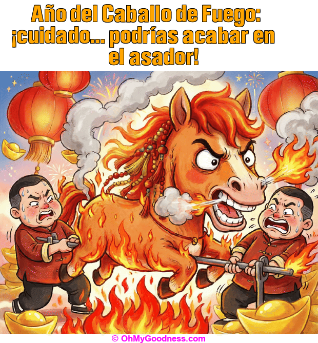 : A�o del Caballo de Fuego: �cuidado... podr�as acabar en el asador!