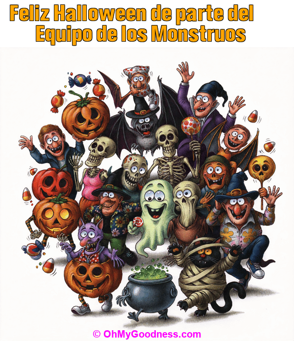 : Feliz Halloween de parte del Equipo de los Monstruos