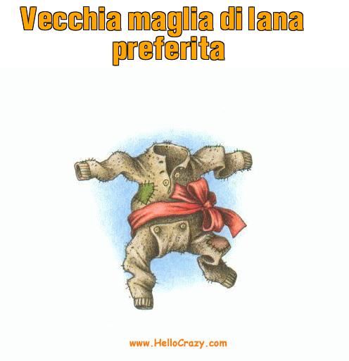 : Vecchia maglia di lana preferita