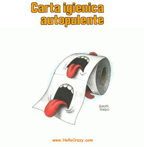 : Carta igienica autopulente