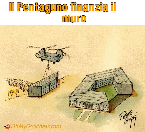 : Il Pentagono finanzia il muro