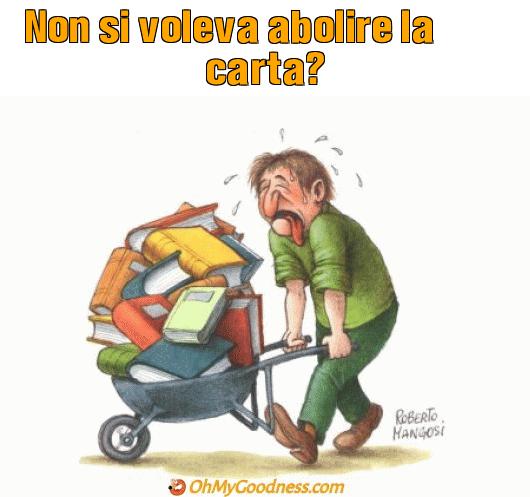 : Non si voleva abolire la carta?