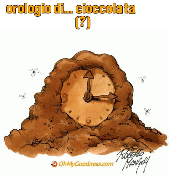 : orologio di... cioccolata (?)