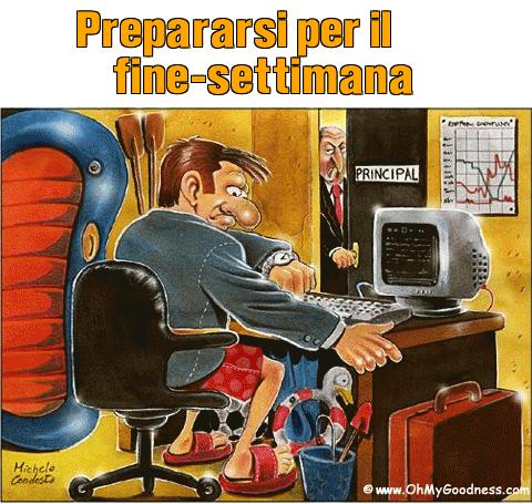 : Prepararsi per  il fine-settimana