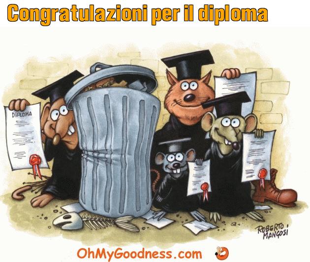 : Congratulazioni per il diploma