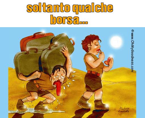 : soltanto qualche borsa...