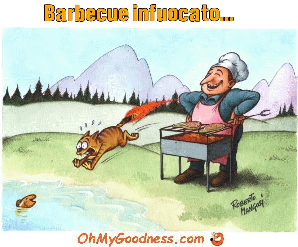 : Barbecue infuocato...